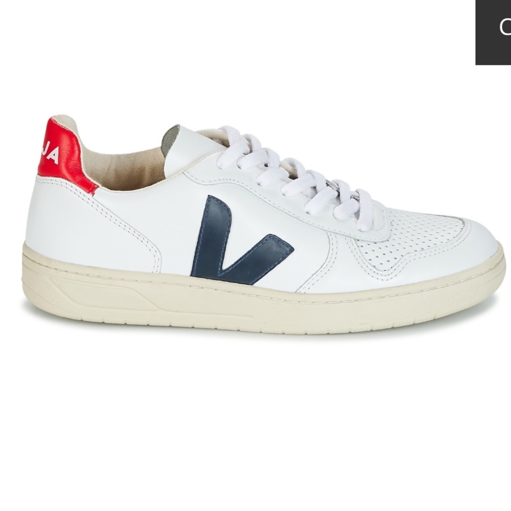 Veja White and Navy sneakers
